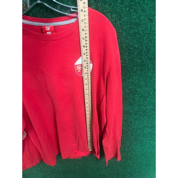 Nike San Francisco 49ers 90's Red 2XL Sweatshirt UNISEX NFL - Picture 3 of 8
